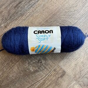 Caron Simply Soft Yarn Dark Country Blue 9711 Medium 4 Worsted 6oz 170g 315yds